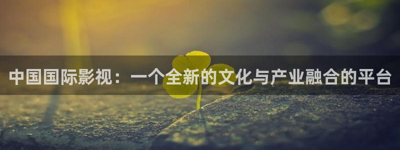 人人影视下载官方：中国国际影视：一个全新的文化与产业融合的平台